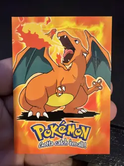 Pokemon Topps #6 Charizard E6 of 12 Blue Label Non-Holo - Image 1