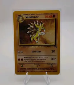 Pokemon Sandamer Sandslash 41/62 German Fossil Uncommon 2000 LP/NM - Image 1