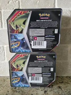 Lot Of 2 Pokemon TCG (2) Tyranitar Tins Sealed - Image 2