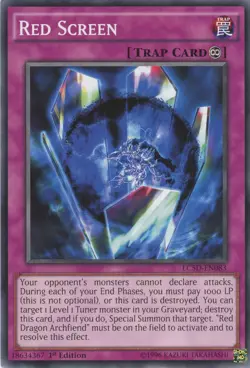 Yugioh Red Screen LC5D-EN083 Common 1st Ed NM - Image 1