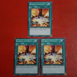 Yugioh Scarlet Security EXVC-EN045 1st Edition Playset - Image 1