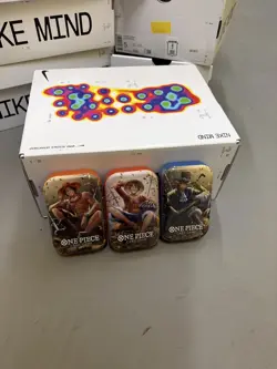 One Piece Tin Pack Set Vol 2 Set of 3 | TS-02 OP-13 | Sealed Bandai Ships Fast - Image 1
