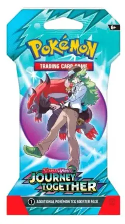 Pokemon Journey Together Scarlet & Violet One Sleeved Booster Pack Random Art - Image 1