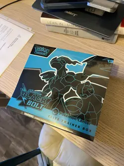 Black Bolt Pokemon Center Exclusive ETB Elite Trainer Box Pokemon TCG Sealed New - Image 1
