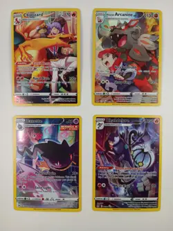 Pokemon Fusion Strikes Trainer Gallery 4 Card Lot Chariazrd- NM - Image 1