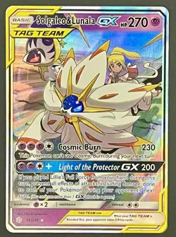 Solgaleo & Lunala GX 75/236 - Cosmic Eclipse Ultra Rare Holo Pokemon TCG NM - Image 2