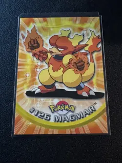 2000 - Topps - Pokemon TV Animation Series 3 Magmar Blue Logo #126 - Image 1