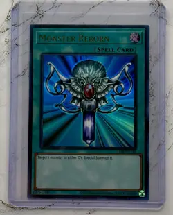 Monster Reborn LOB-EN118 Legend Of Blue Eyes 25th Anniversary NM/Mint Ultra Rare - Image 1