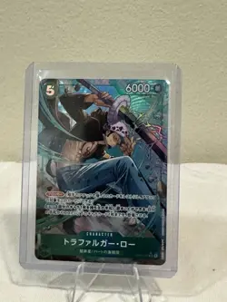 One Piece Card Super Rare Alt Art Trafalgar Law OP01-047 NM Japanese - Image 1