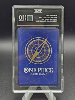 2025 One Piece OP11 Monkey D Luffy Treasure Rare TAG 10 - Image 2