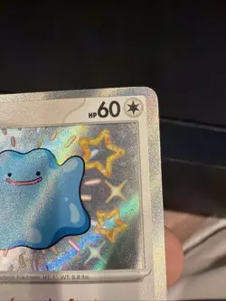 Pokemon TCG Ditto 201/091 Paldean Fates Shiny Ultra Rare Holo Card LP - Image 4
