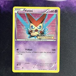 Pokemon Card - Victini - Holo Prerelease Promo (43/101) BW Noble Victories NM/LP - Image 1