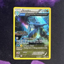 Kingdra XY39 Primal Clash Pre Release Stamped Black Star Promo Pokemon Card NM - Image 1