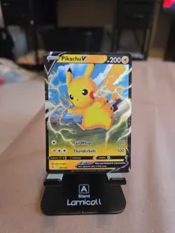 Pikachu V 086/264 Swsh08: Fusion Strike Holo Pokemon Trading Card Full Art Rare - Image 1
