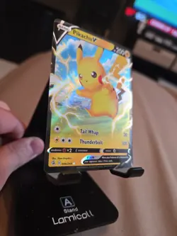 Pikachu V 086/264 Swsh08: Fusion Strike Holo Pokemon Trading Card Full Art Rare - Image 2