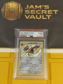 PSA 9 Corviknight SV089 Shining Fates Shiny Holo Pokemon Card Mint - Image 2