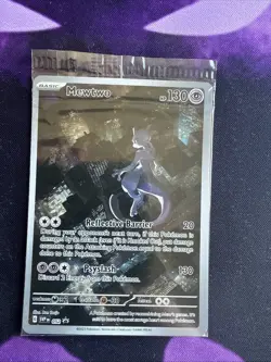 MEWTWO SVP 052 Scarlet Violet 151 Promo Illustration Rare Pokemon Card SEALED - Image 1