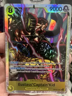EXACT CARD PICTURED Eustass Captain Kid OP10-112 Royal Blood One Piece TCG Foil - Image 1