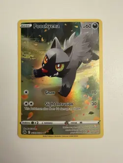 Pokemon TCG Poochyena Card Crown Zenith GG33/GG70 Galarian Gallery - Image 1