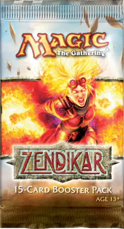 Zendikar Booster Pack (Loose) (ENGLISH) FACTORY SEALED MAGIC MTG ABUGames - Image 1