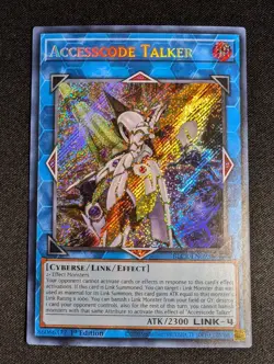 Yugioh Accesscode Talker BLCR-EN093 1st Edition Secret Rare NM - Image 1