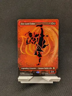 Fire Lord Zuko (Borderless) (Neon Ink Foil) Avatar: The Last Airbender Foil - Image 1