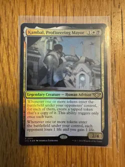 MTG Kambal, Profiteering Mayor. Foil. OTJ - Image 1