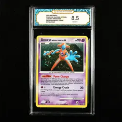 TQG 8.5 NM-MT+ 2008 Pokemon ENG Deoxys Normal Forme #1/146 Holo - Image 1