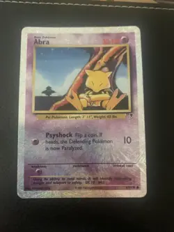 Abra Reverse Holo 2002 Legendary Collection Pokemon Card 67/110 - Image 1