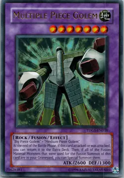 Yugioh Multiple Piece Golem TDGS-EN038 Ultra Rare NM - Image 1