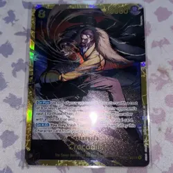 Crocodile OP14 The Azure Sea's Seven - ONE PIECE Card Game English Playset - Image 1
