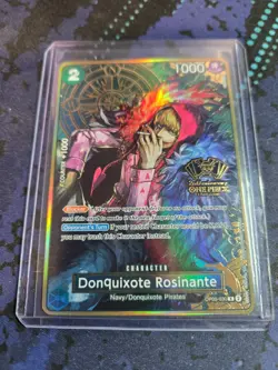 Donquixote Rosinante (2nd Anniversary) OP05-030 - + Green Sanji Op13 - Image 1