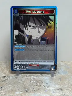 Union Arena Fullmetal Alchemist Roy Mustang UE09BT/FMA-1-054 R Foil - NM - Image 1