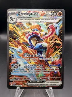 Pokemon Twilight Masquerade Greninja EX Special Illustration Card 214/167 - Image 1
