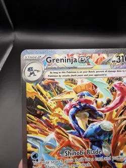 Pokemon Twilight Masquerade Greninja EX Special Illustration Card 214/167 - Image 3