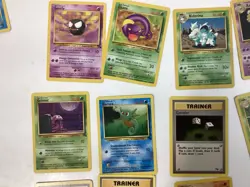 Pokemon TCG Bulk Lot of 24 Vintage Cards Including Fossil And Trainer Cards - Image 3