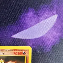 Arcanine 6 Black Star Promo WOTC Vintage Pokemon TCG Card LP - Image 3