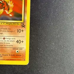 Arcanine 6 Black Star Promo WOTC Vintage Pokemon TCG Card LP - Image 4