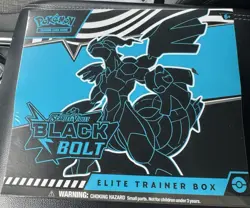 Pokemon Scarlet & Violet Black Bolt Elite Trainer Box Promo Card Zekrom - Image 1