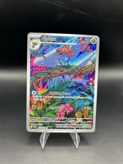 Pokemon TCG Gloom Holo Card Sv03: Obsidian Flames 198/197 NM Condition - Image 1