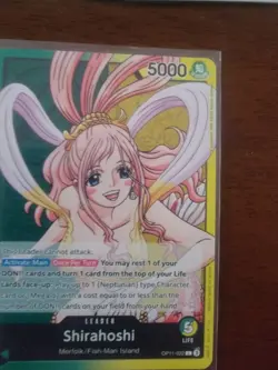 One Piece TCG Custom Green/Yellow Shirahoshi Deck + 50 Extra Cards Ready to Play - Image 1