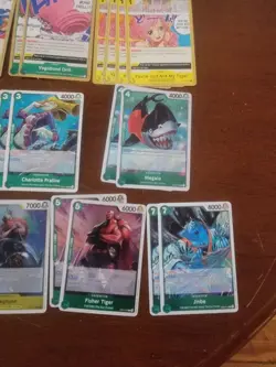 One Piece TCG Custom Green/Yellow Shirahoshi Deck + 50 Extra Cards Ready to Play - Image 5