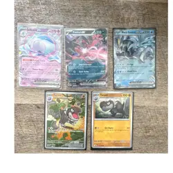 Pokemon EX Jellicent Yveltal Black Kyurem Tyrunt 2023 Nintendo TCG 5 Cards - Image 1