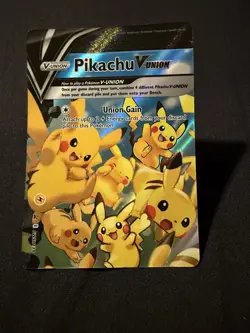 Pikachu V-UNION 4-Card Promo Holo Lot English SWSH139-142 Pokemon TCG - Image 2