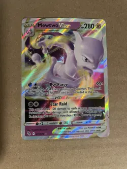 Pokemon TCG Mewtwo VSTAR Holo Ultra Rare Card 031/078 Pokemon Go - Image 1