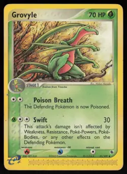 E-Reader Grovyle - 31/109 Ruby and Sapphire Ken Sugimori Pokemon TCG Card - Image 1