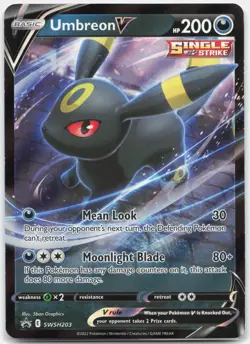 Umbreon V - Promo SWSH: Sword & Shield Promo Cards SWSD Darkness Holo SWSH203 20 - Image 1