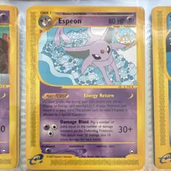 Espeon Aquapolis Rare 80 HP Pokemon Card 11/147 2002 English - Image 1