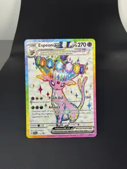 Espeon SVP 175 Prismatic Evolutions Figure Collection Promo NM/Mint Card - Image 1