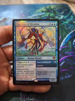 MTG emeritus of ideation foil secrets of strixhaven Card - Image 1